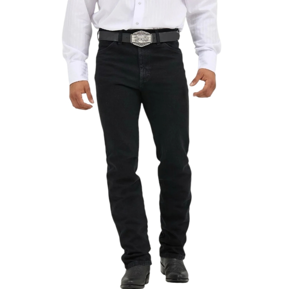 Wrangler 28x30 Men Silver Edition Slim Straight Jeans Black NWT Ranch Cowboy